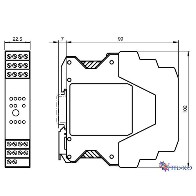 Модуль AS-Interface Pepperl+Fuchs VBA-4E4A-KE-ZE/R