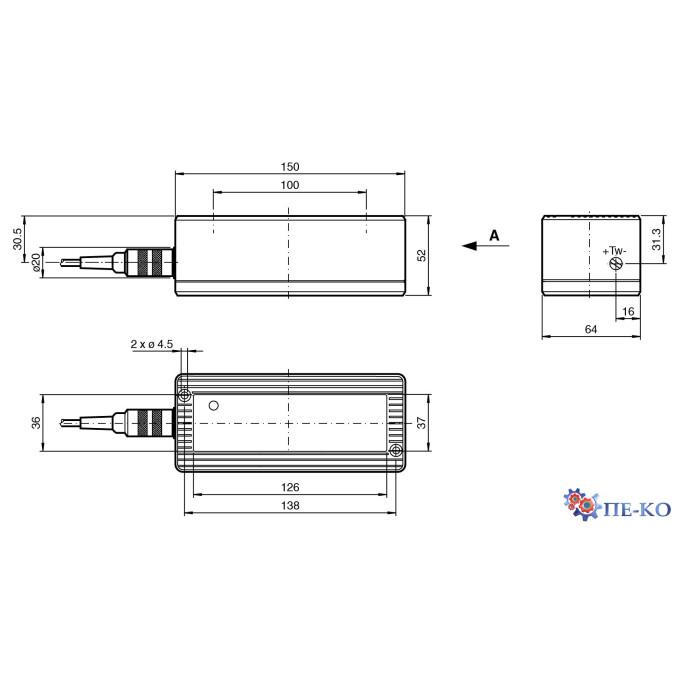 Оптичний датчик Pepperl+Fuchs FLT-8-H-2800-500/120a