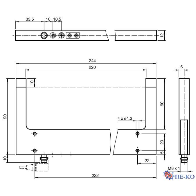 Щілинний датчик Pepperl+Fuchs GL220-RT/30/40a/98a