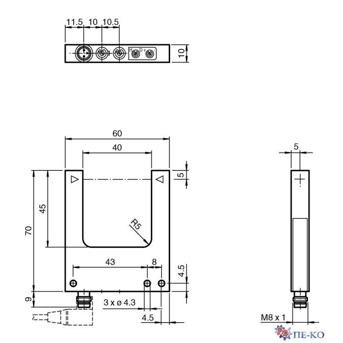 Щілинний датчик Pepperl+Fuchs GL40-RT/32/40a/98a