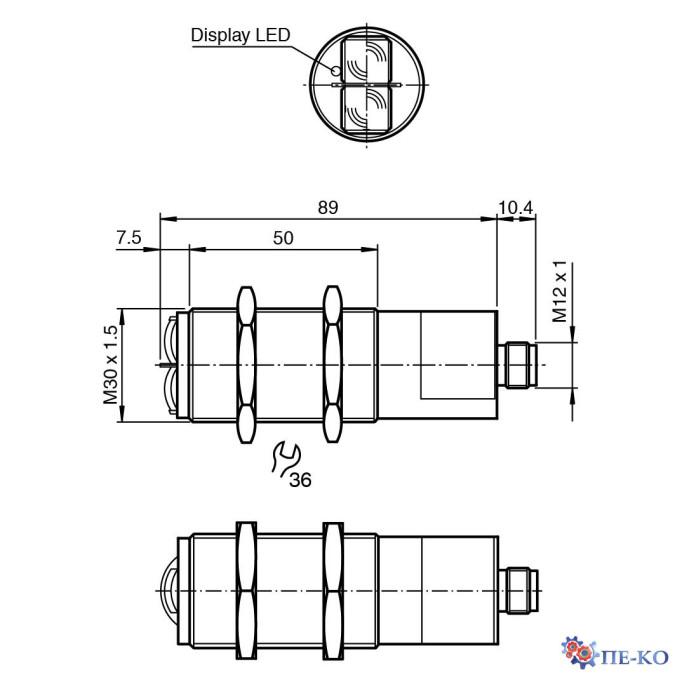 Оптичний датчик Pepperl+Fuchs GLV30-8-H-2371