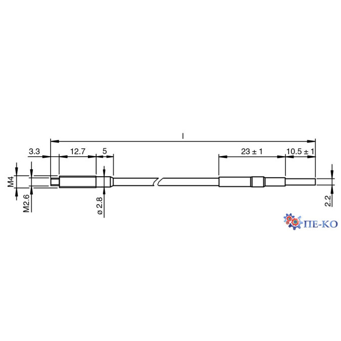Оптоволоконний кабель Pepperl+Fuchs LHE 00-1,1-1,0-20M4