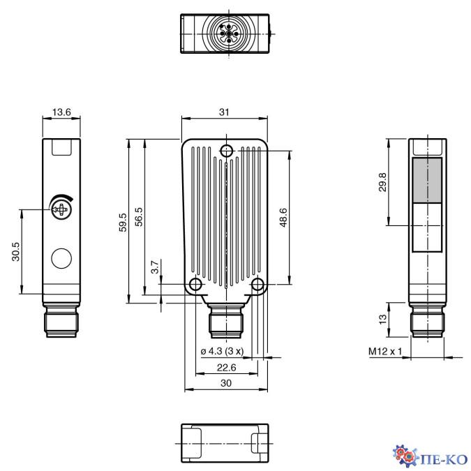 Оптичний датчик Pepperl+Fuchs M41-F2/MV41-F2/76a/82b/92/103