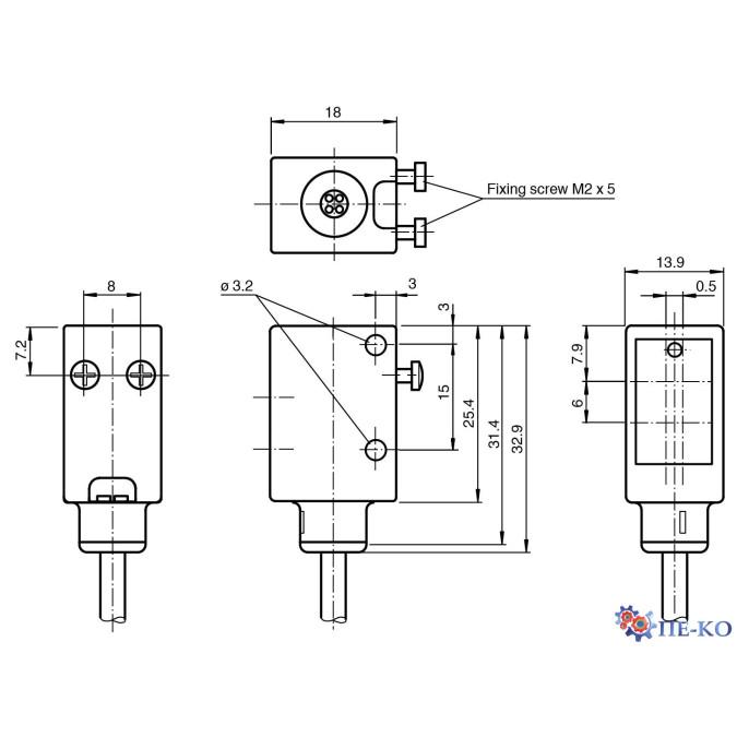 Оптичний датчик Pepperl+Fuchs ML4.2-8-H-20-IR-4549