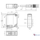 Оптичний датчик Pepperl+Fuchs OBE40M-R200-S2EP-IO-0,3M-V1-L