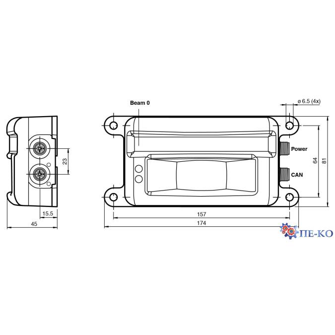 Лідар Pepperl+Fuchs OMD6000-R2100-B16-2V15