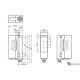 Оптичний датчик Pepperl+Fuchs OQD8000-R300-2EP-V1-L