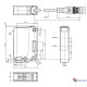 Оптичний датчик відстані Pepperl+Fuchs OMT550-R201-UEP-IO-0,3M-V1