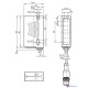 Оптичний датчик Pepperl+Fuchs RLG28-55-4921/115b/136