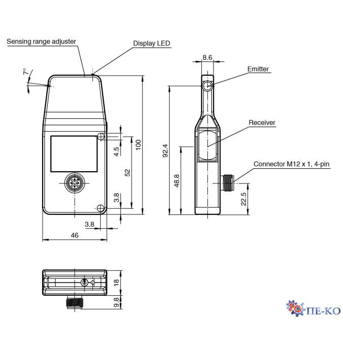Оптичний датчик Pepperl+Fuchs SBL-8-H-900-IR/32/59/65b/73