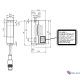 Оптичний датчик відстані Pepperl+Fuchs VDM28-8-L1-IO/110/115b/122