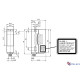 Оптичний датчик відстані Pepperl+Fuchs VDM28-8-L1-IR-IO/73C/110/122