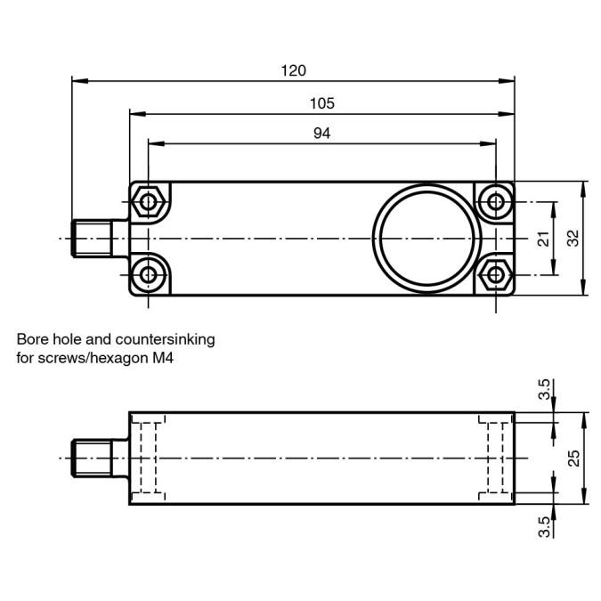Ультразвуковий датчик Pepperl+Fuchs UB2000-F54-H3-V1