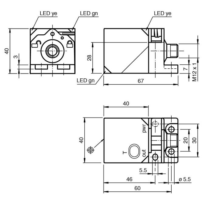 Ультразвуковий датчик Pepperl+Fuchs UC4000-L2-E5-V15-Y70120089