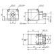 Ультразвуковий датчик Pepperl+Fuchs UC500-L2M-B16-V15-M