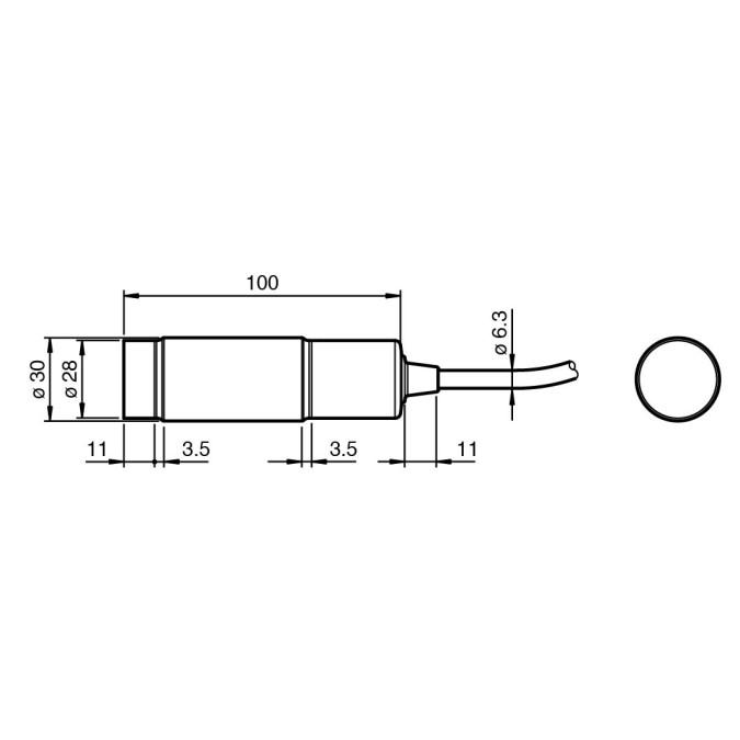 Ультразвуковий датчик Pepperl+Fuchs UMC3000-30H-E5-5M-3G-3D