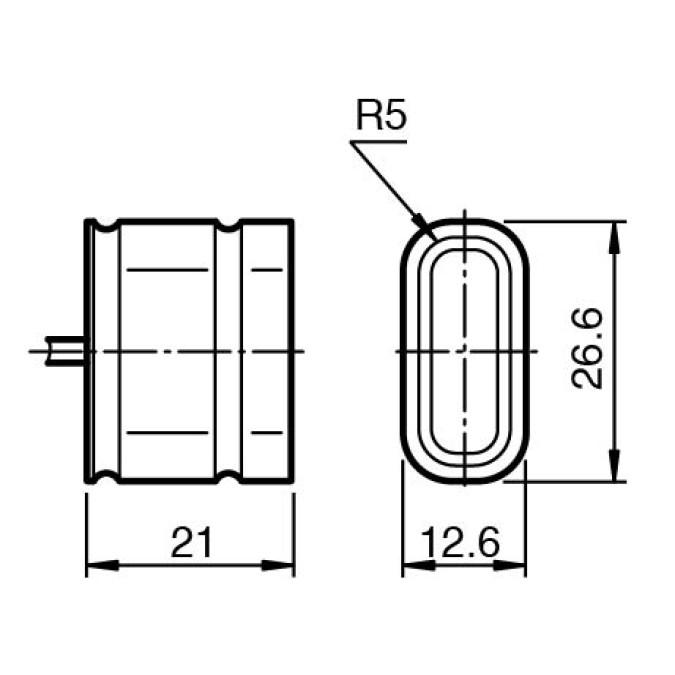 Ультразвуковий датчик Pepperl+Fuchs USI2500-27X13E-3M-V3