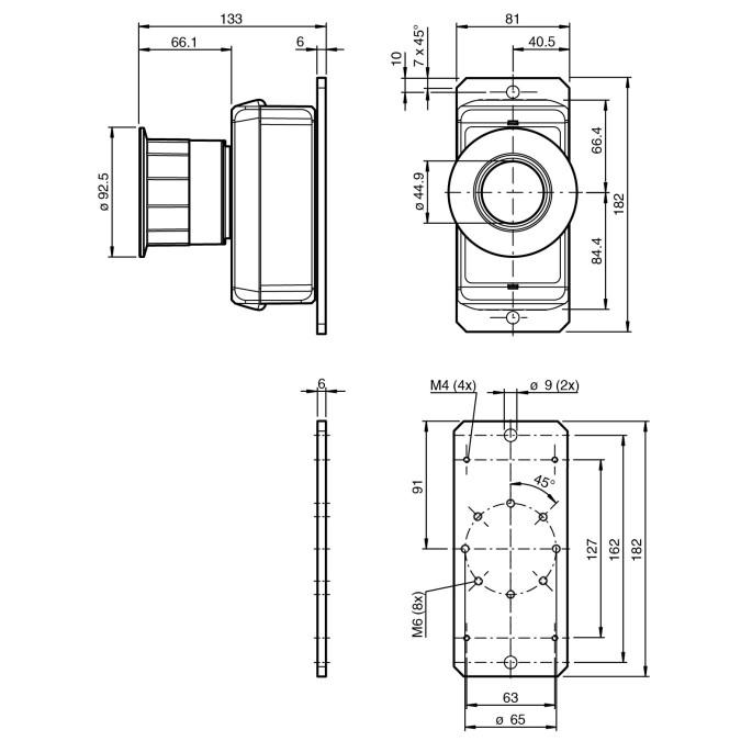 Ультразвуковий датчик Pepperl+Fuchs WS-UC7000-F406-B41-01-02-Y