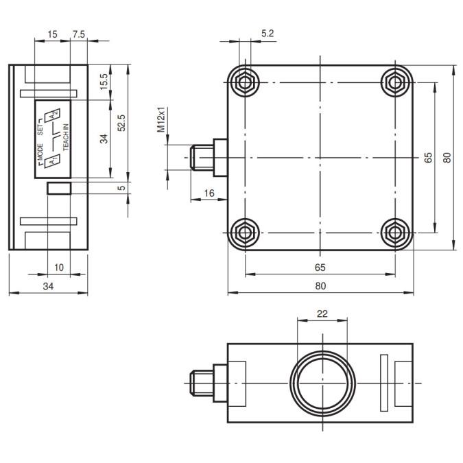 Ультразвуковий датчик Pepperl+Fuchs UB2000-F42S-E4-V15