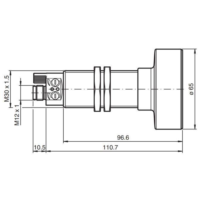 Ультразвуковий датчик Pepperl+Fuchs UC6000-30GM70-IE2R2-V15