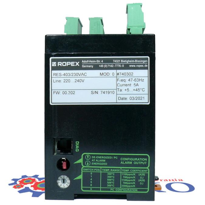 Контролер температури Ropex Resistron RES-403/400VAC
