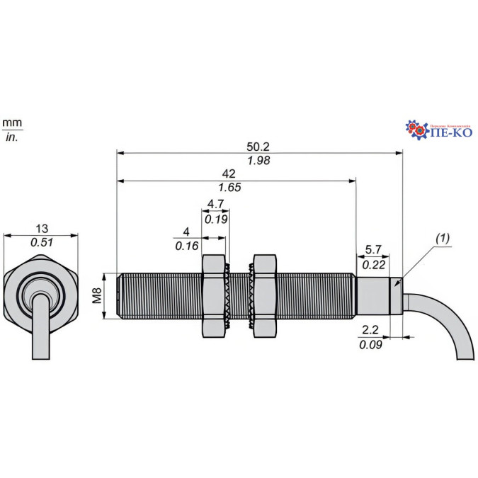 Індуктивний датчик Schneider XS4P08MA230