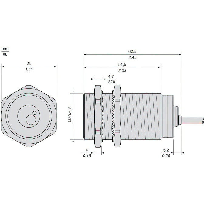 Індуктивний датчик Schneider XS630B1MBL01B