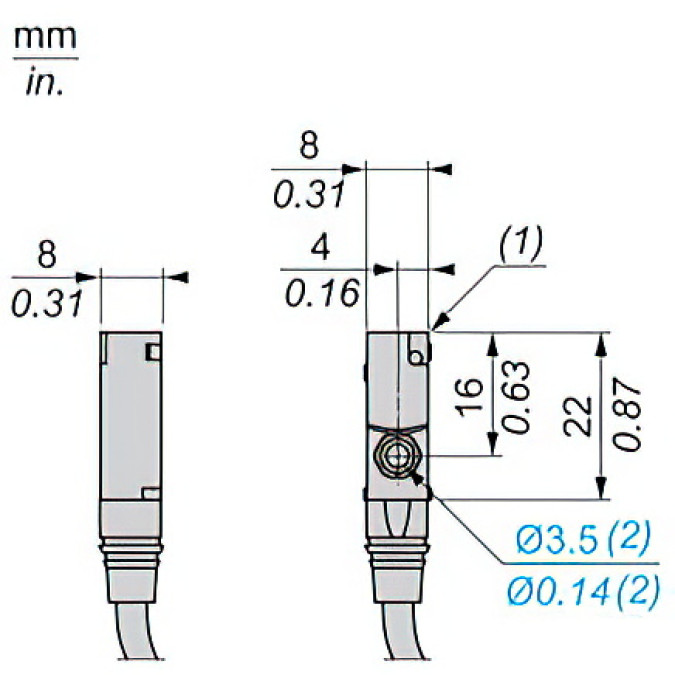 Індуктивний датчик Schneider XS7J1A1NAL2