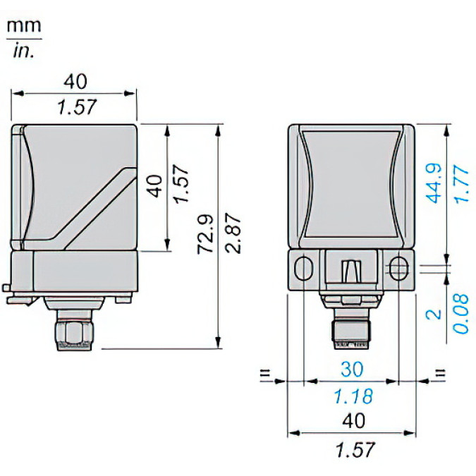 Індуктивний датчик Schneider XS8C2A4MAU20