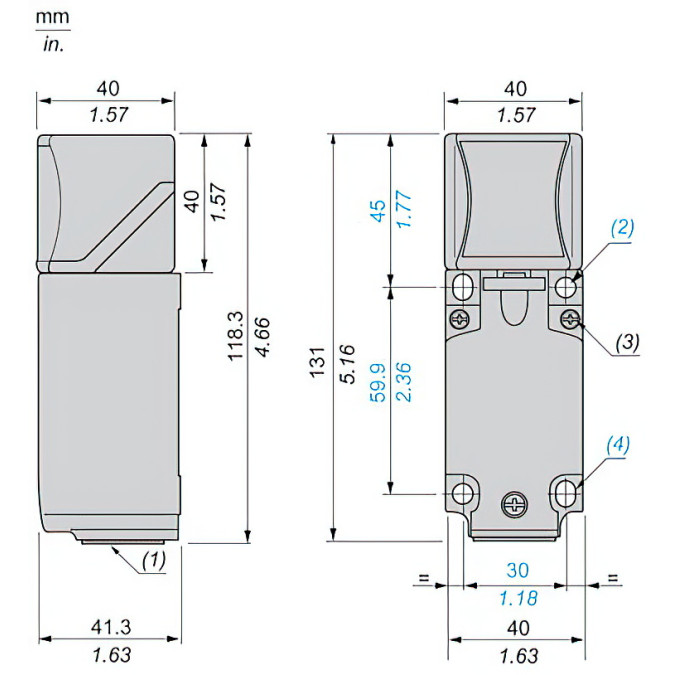 Індуктивний датчик Schneider XS8C4A1PCG13
