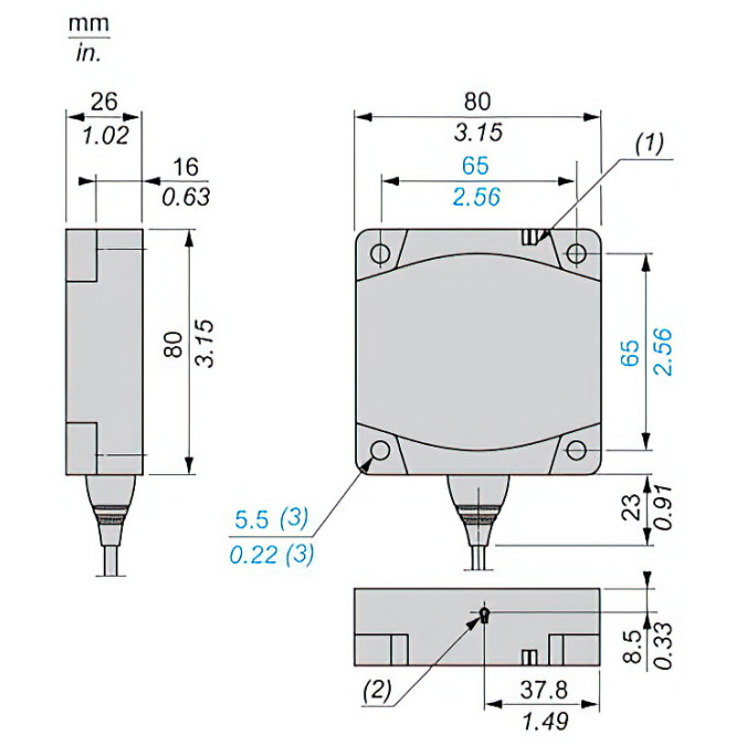 Індуктивний датчик Schneider XS8D1A1MBL2
