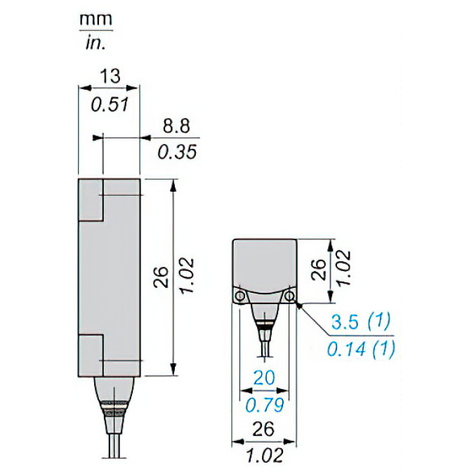 Індуктивний датчик Schneider XS9E111A2L5