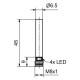 Індуктивний датчик Sensopart IDT 6-S-B2-PSL-M3M