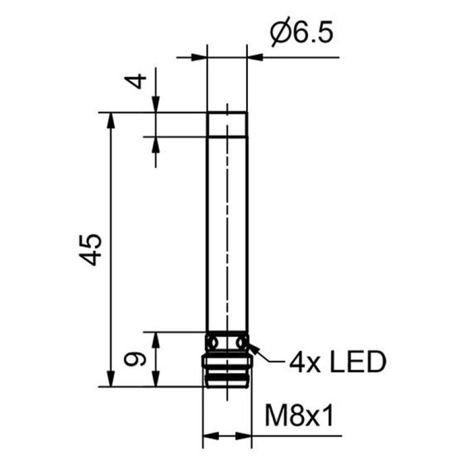 Індуктивний датчик Sensopart IDT 6-S-NB2-PSL-M3M