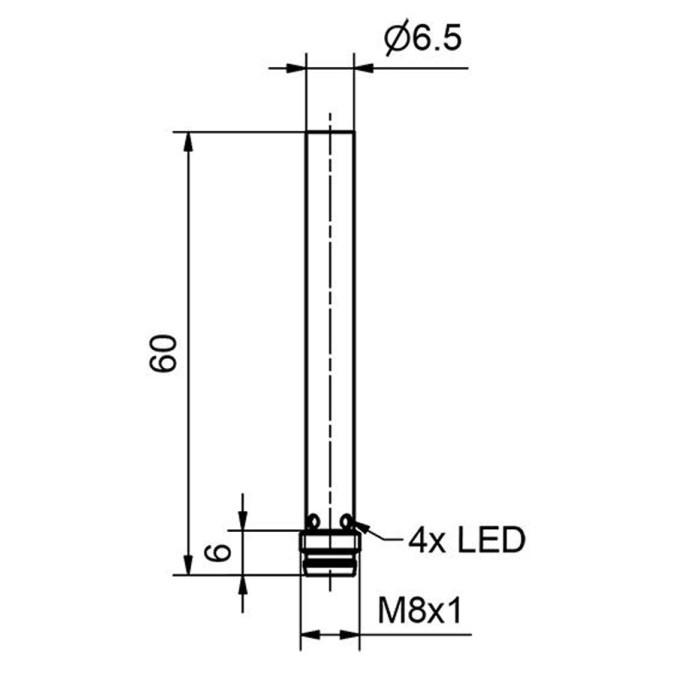 Індуктивний датчик Sensopart IDT 6-S-QB3-PSL-M3M