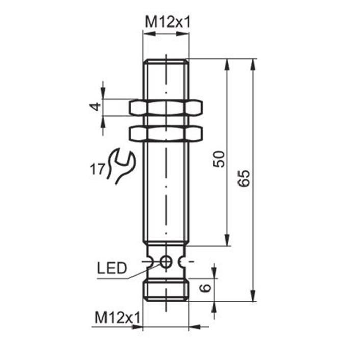 Індуктивний датчик Sensopart IMT 12-2B-NS-L4