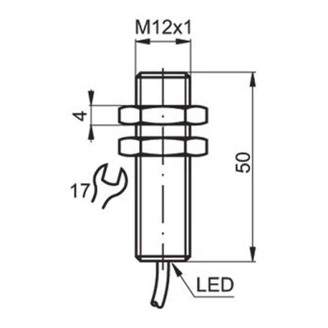 Індуктивний датчик Sensopart IMT 12-2B-PS-K3