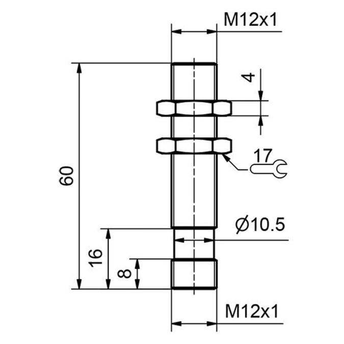 Індуктивний датчик Sensopart IMT 12-A-QB3-PS-L4M