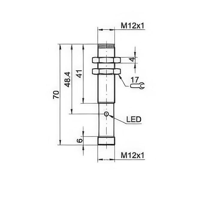 Ультразвуковий датчик Sensopart UT 12-370-A-IL4