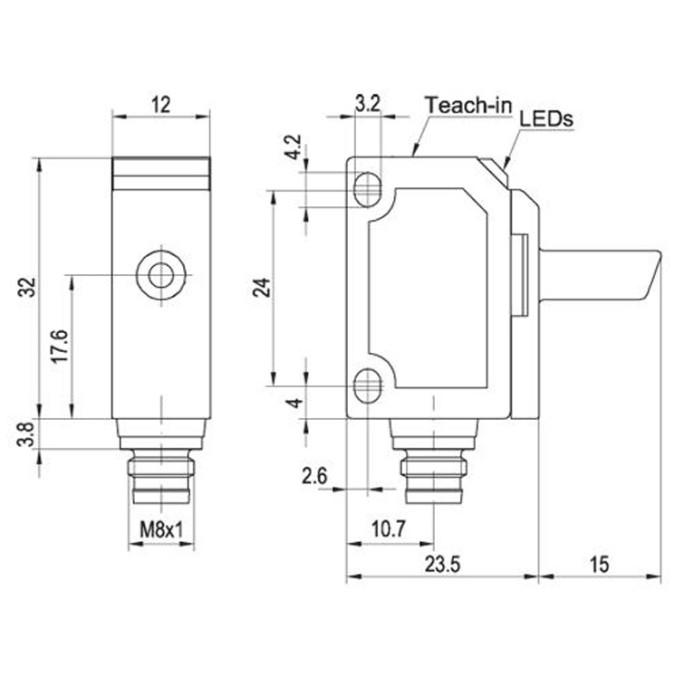 Ультразвуковий датчик Sensopart UT 20-S150-NSM4