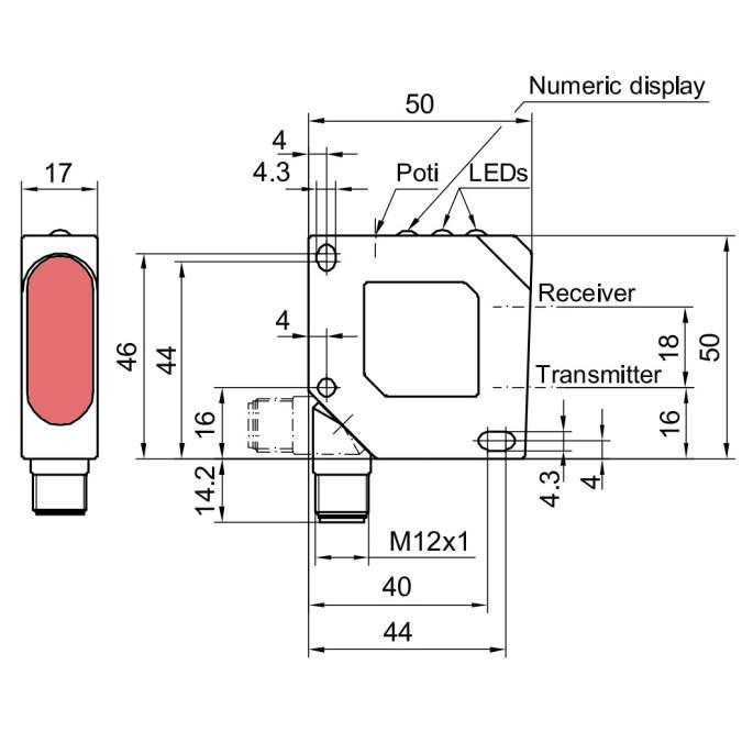 Оптичний датчик Sensopart FR 50 R-PAL4