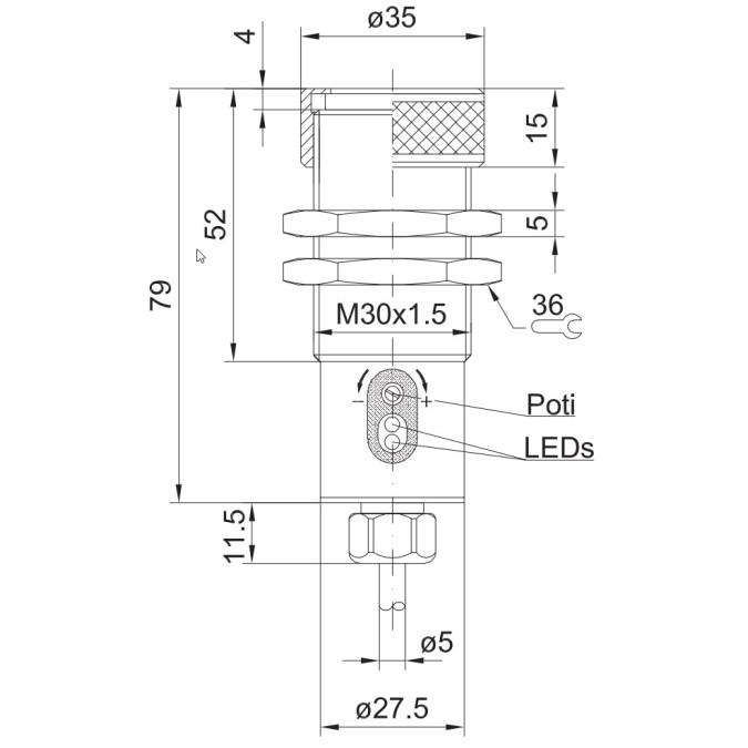 Оптоволоконний датчик Sensopart FMS 30-35 U
