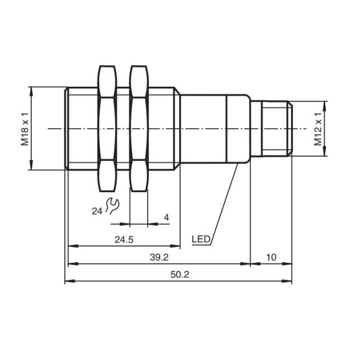 Ультразвуковий датчик Sensopart UT 18-270-A-IL4