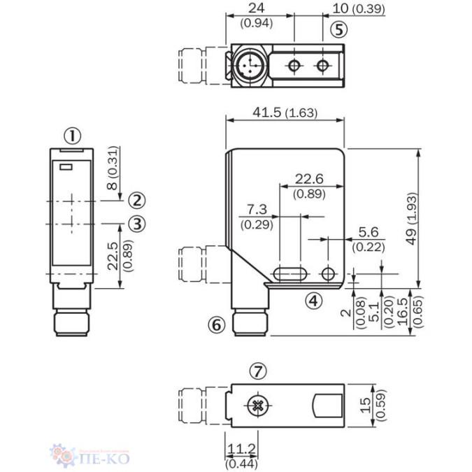 Датчик контрасту SICK KT2R-2B3721