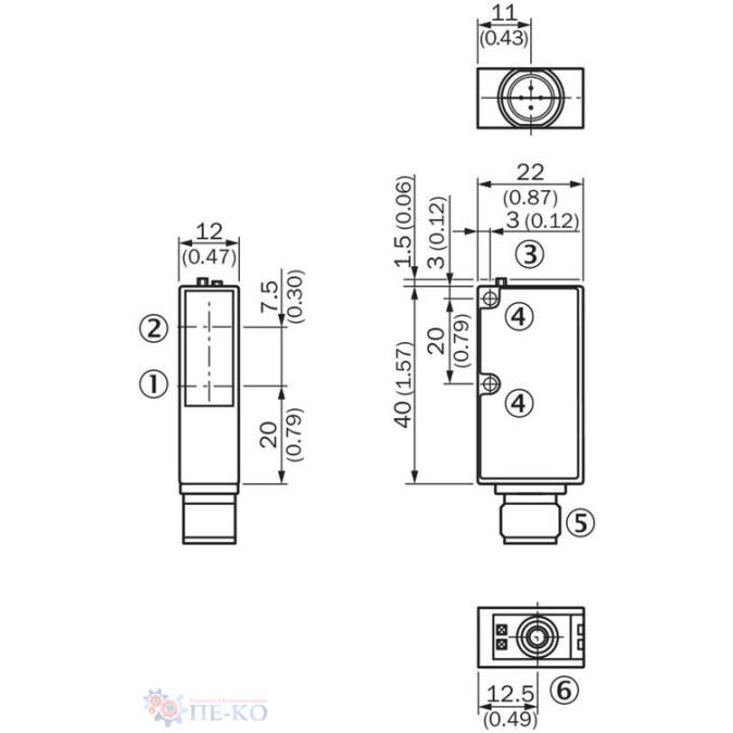 Датчик контрасту SICK KT3L-N3216