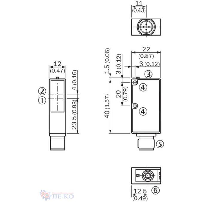 Датчик контрасту SICK KT3M-N1116