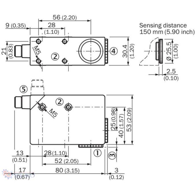 Датчик контрасту SICK KT8L-P3756