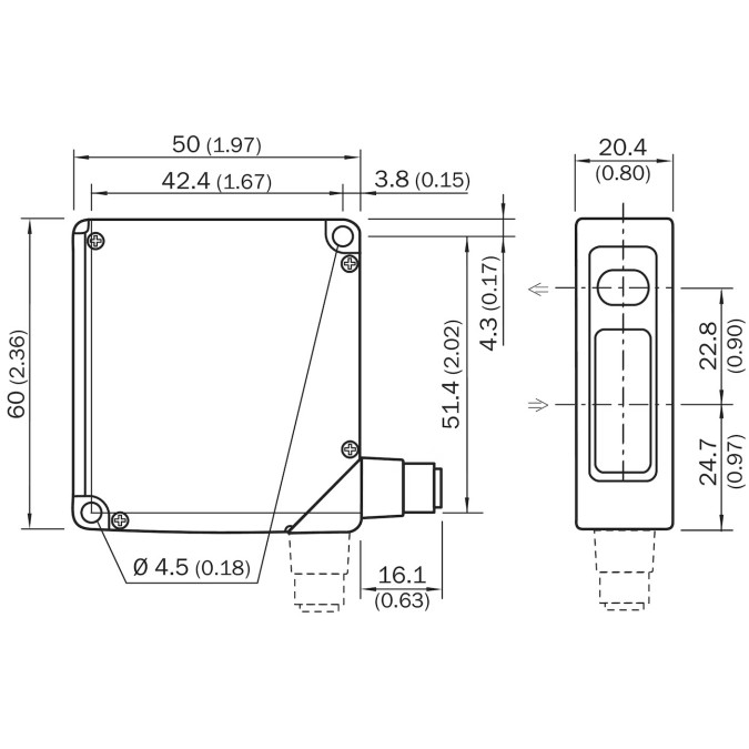 Датчик відстані SICK OD2-N50W10U0