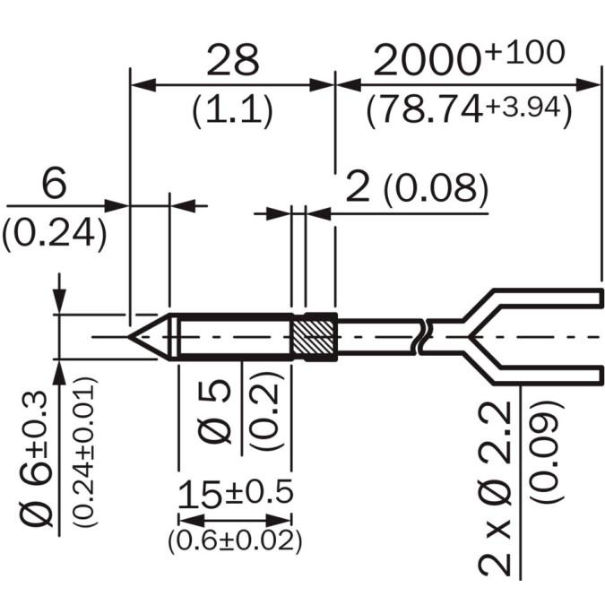 Оптоволоконний кабель SICK LL3-DF02-S01
