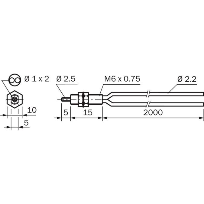 Оптоволоконний кабель SICK LL3-DH02